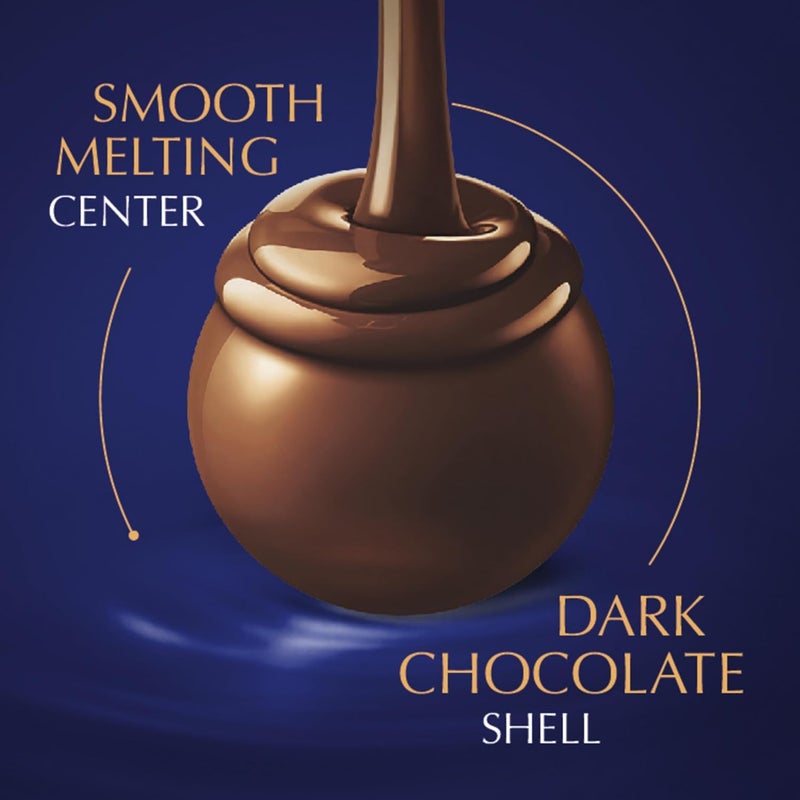 Lindt LINDOR Dark Chocolate Truffles, 1500ml - 120 Count - Image 2